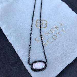 Gunmetal and White Opal Eloise